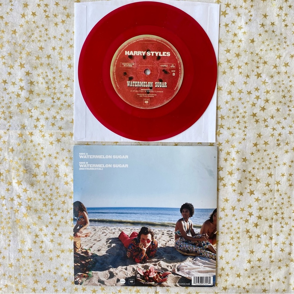 HARRY STYLES Watermelon
Sugar. 7" Vinyl Single. Red Limited Edition
RARE - Picture 4 of 13